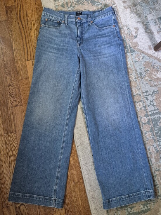 J. Crew Factory Denim - J Crew Full Length Wide Leg Sz 29